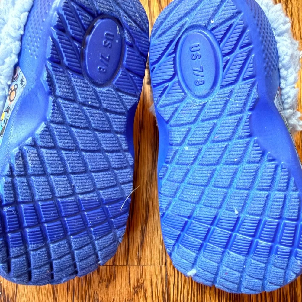 Disney Blue Mickey Mouse Kids Moccasins